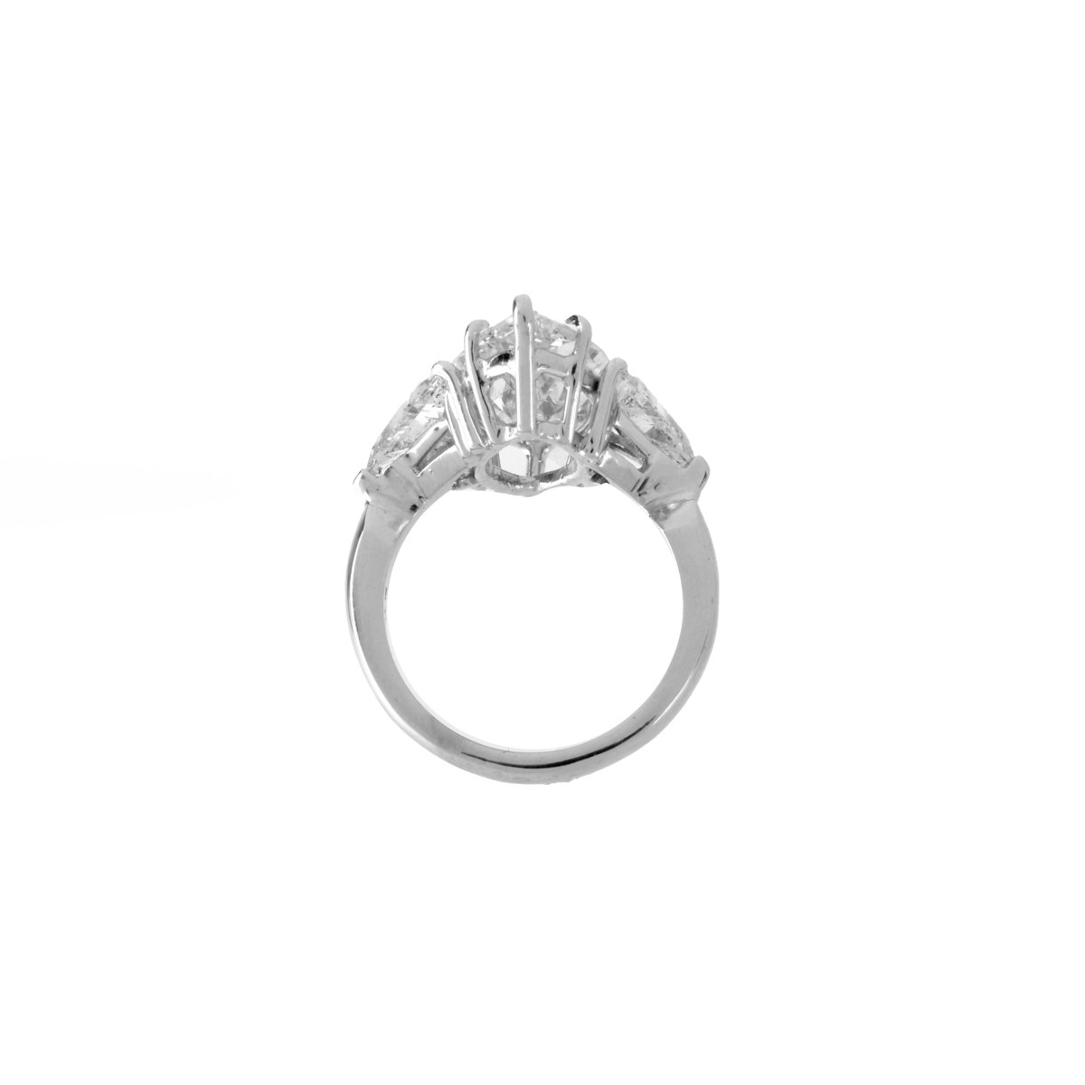 8.04ct Diamond and Platinum Ring