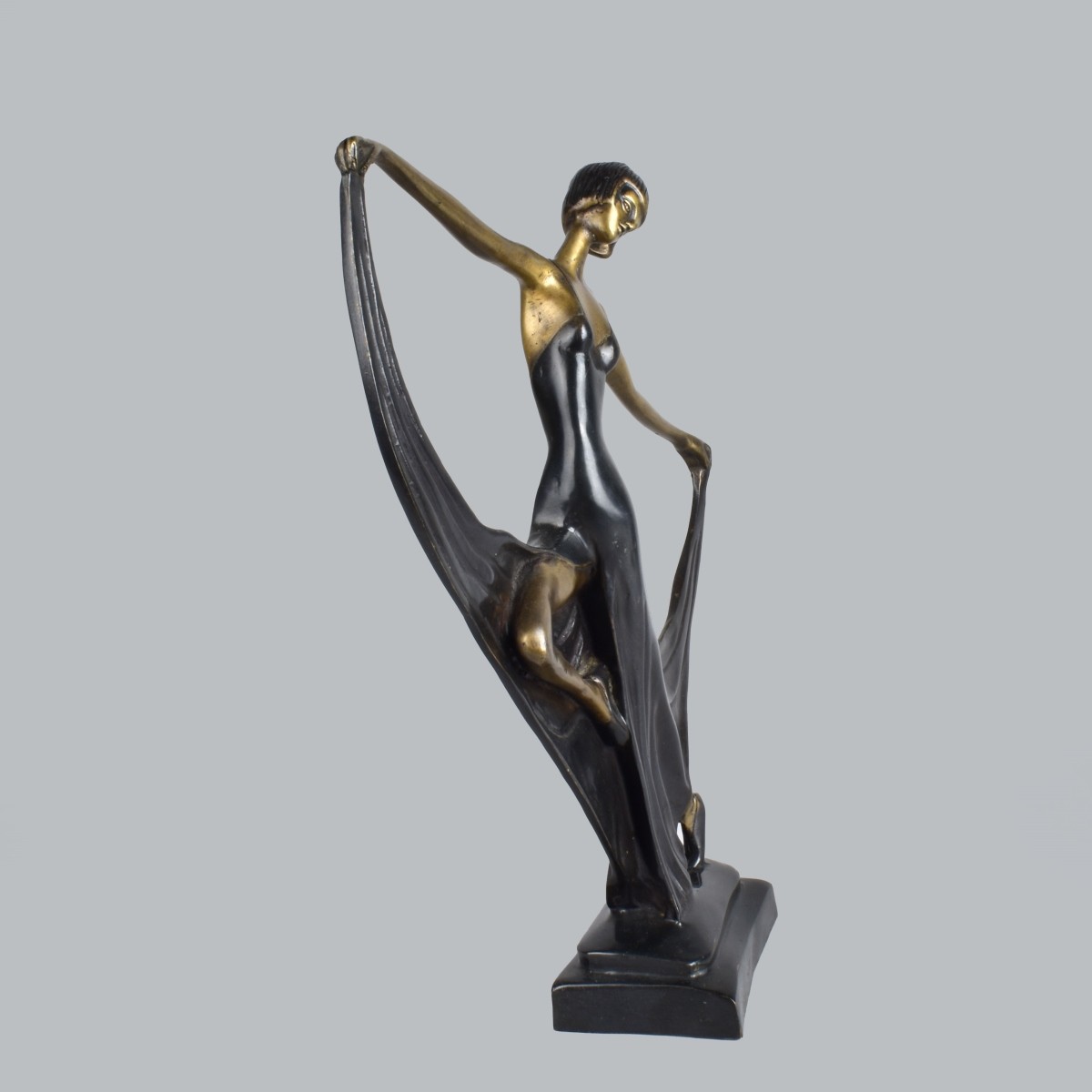 Vintage Art Deco Style Bronze Sculpture