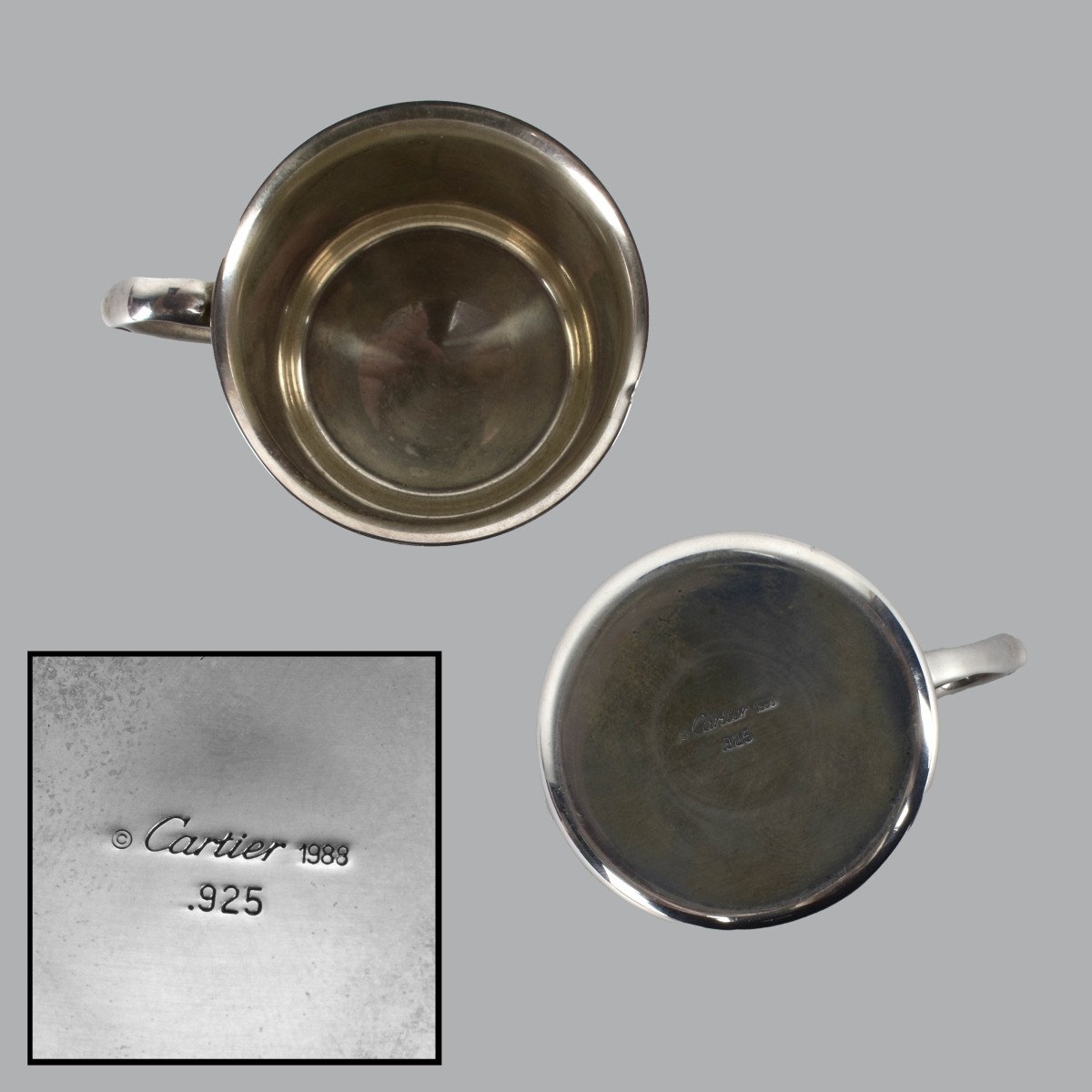 Cartier Sterling Silver Baby Cup