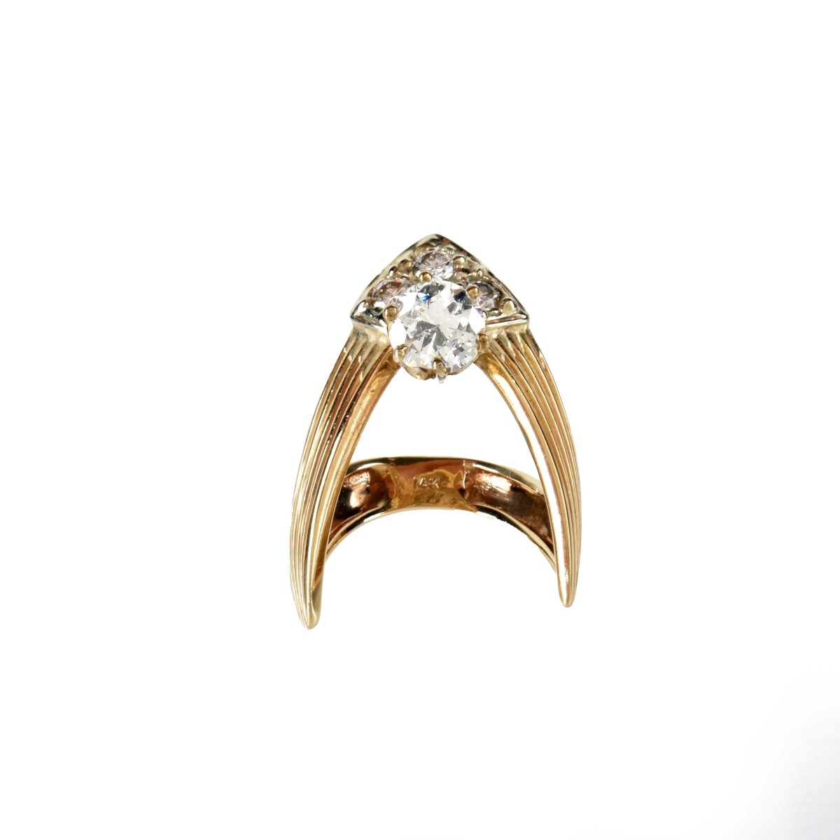 Diamond and 14K Ring