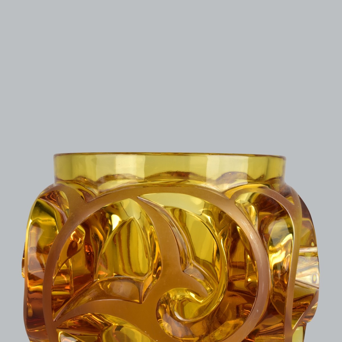 Lalique "Tourbillions" Crystal Vase