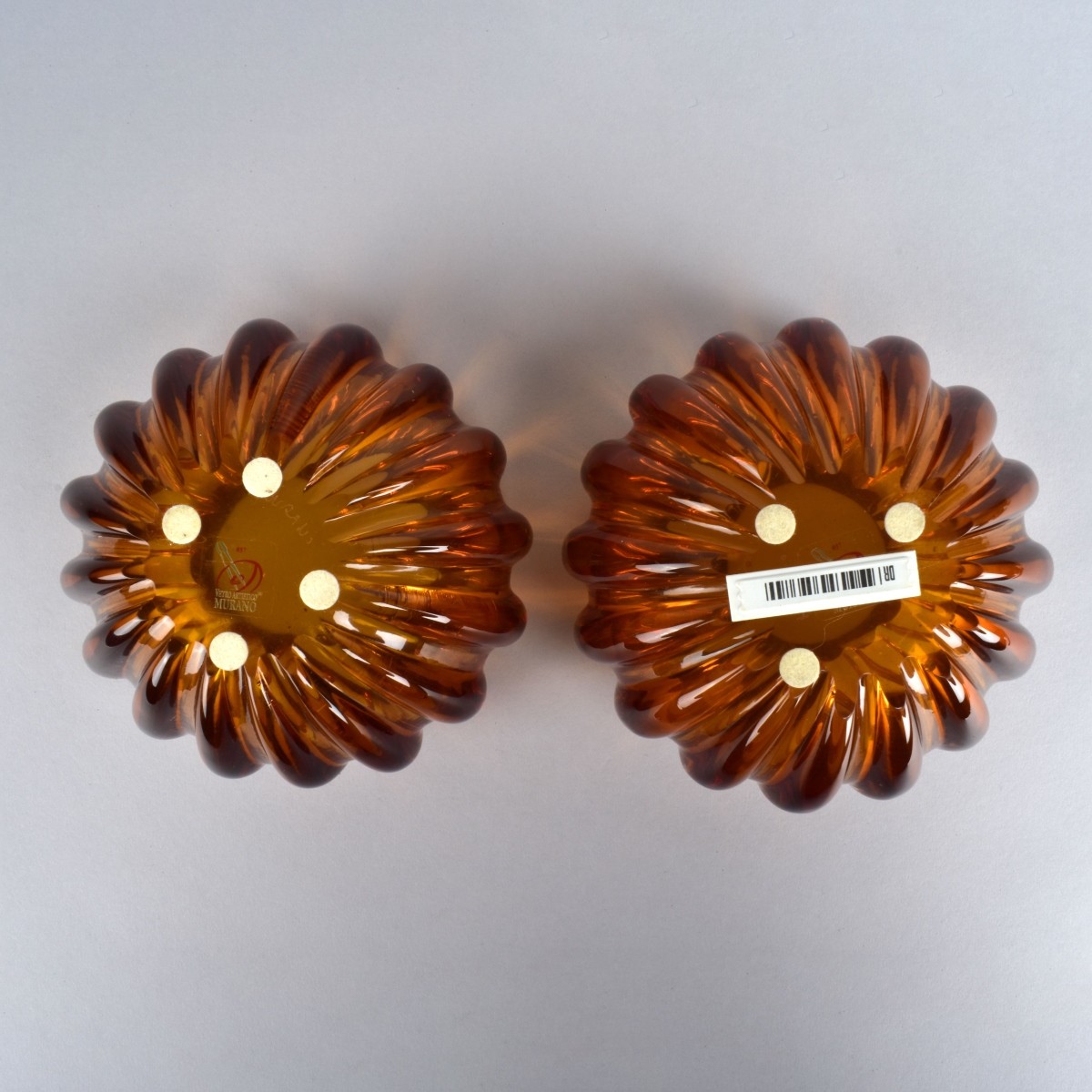 Pair of Murano for Fendi Votive