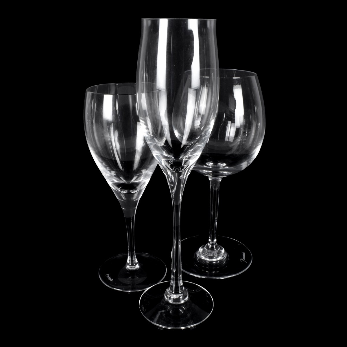 Twelve Crystal Stemware