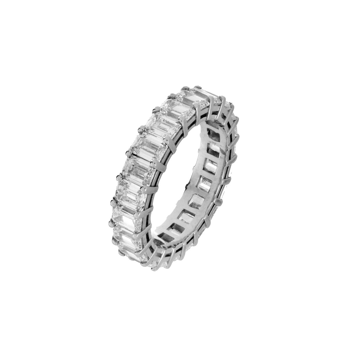 GIA Diamond & Platinum Eternity Band