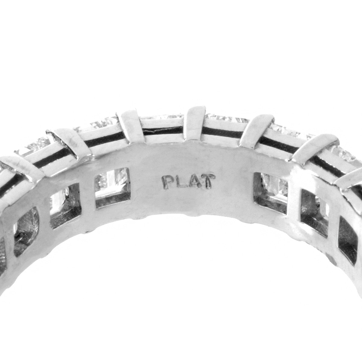 GIA Diamond & Platinum Eternity Band