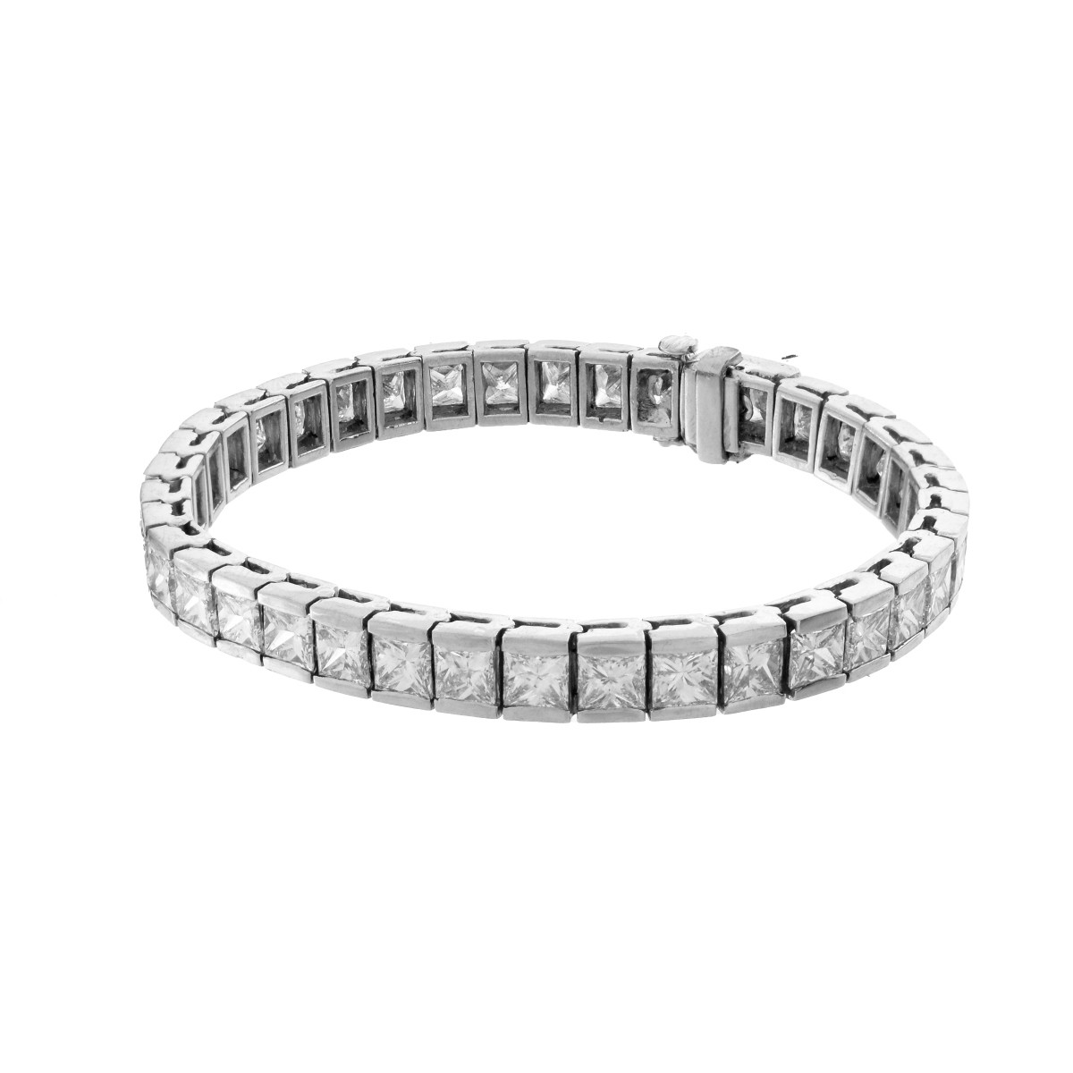 Diamond and Platinum Bracelet