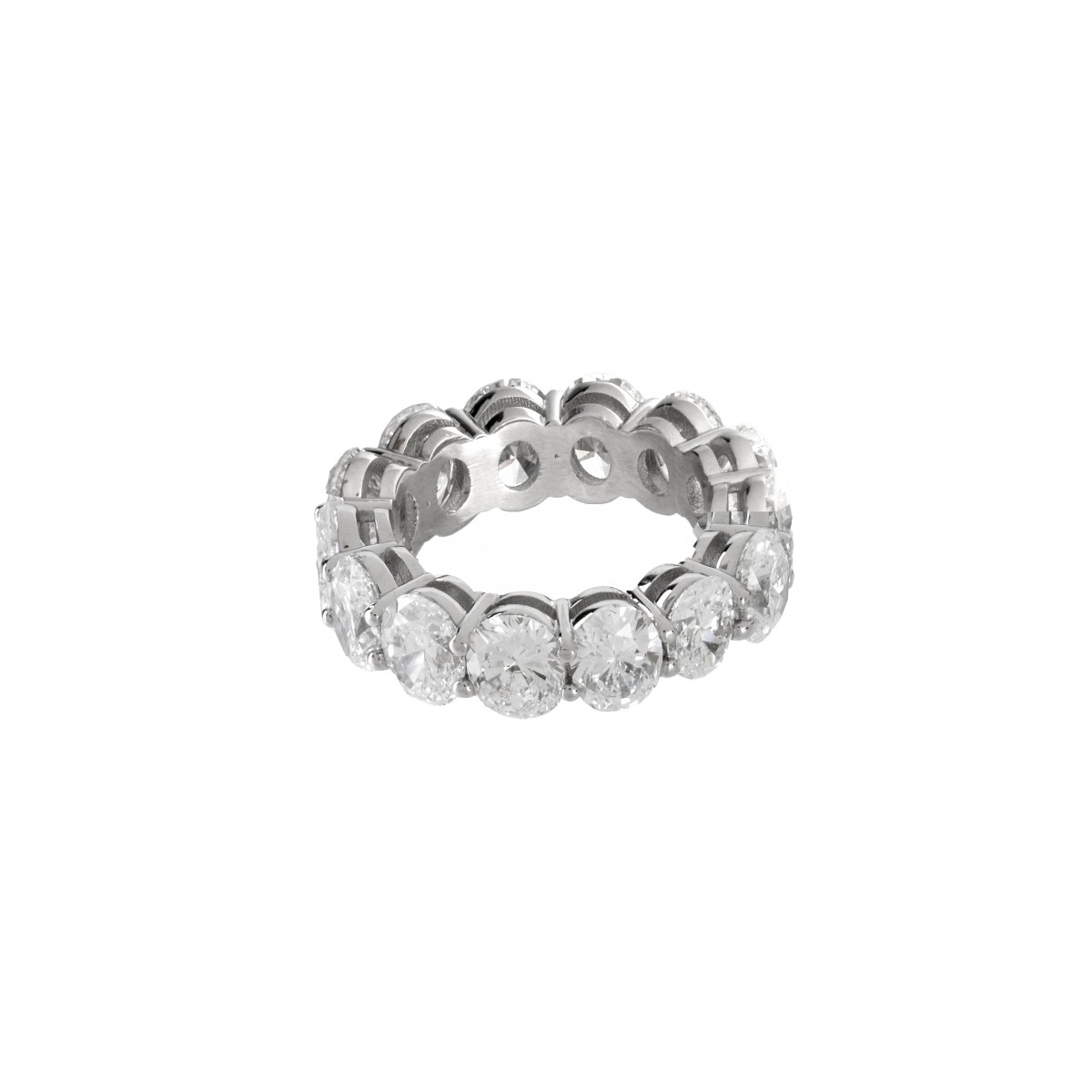 Diamond and Platinum Eternity Band