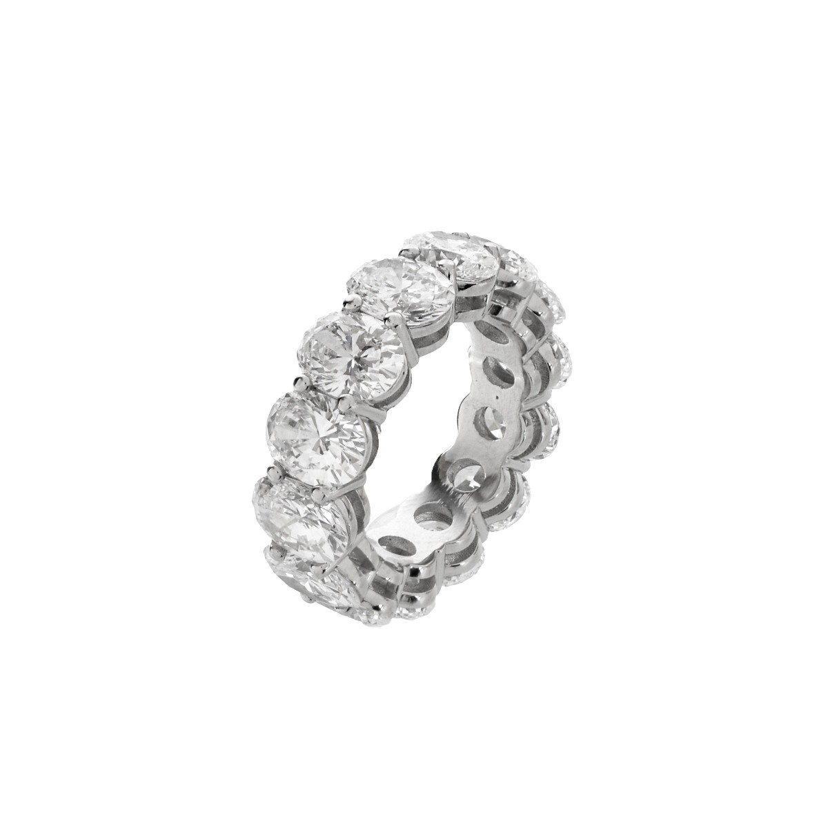 Diamond and Platinum Eternity Band