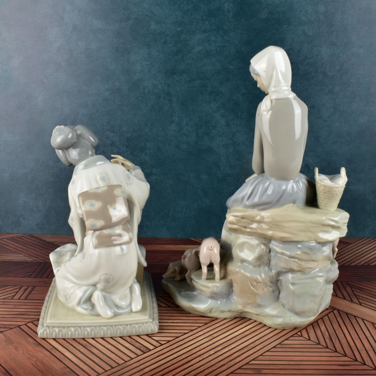 Two Lladro Porcelain Figurines