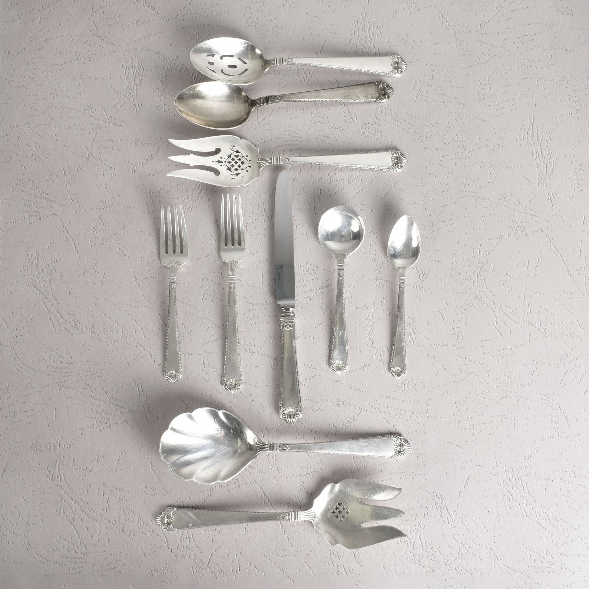 Watson Co. George II Sterling Flatware Set