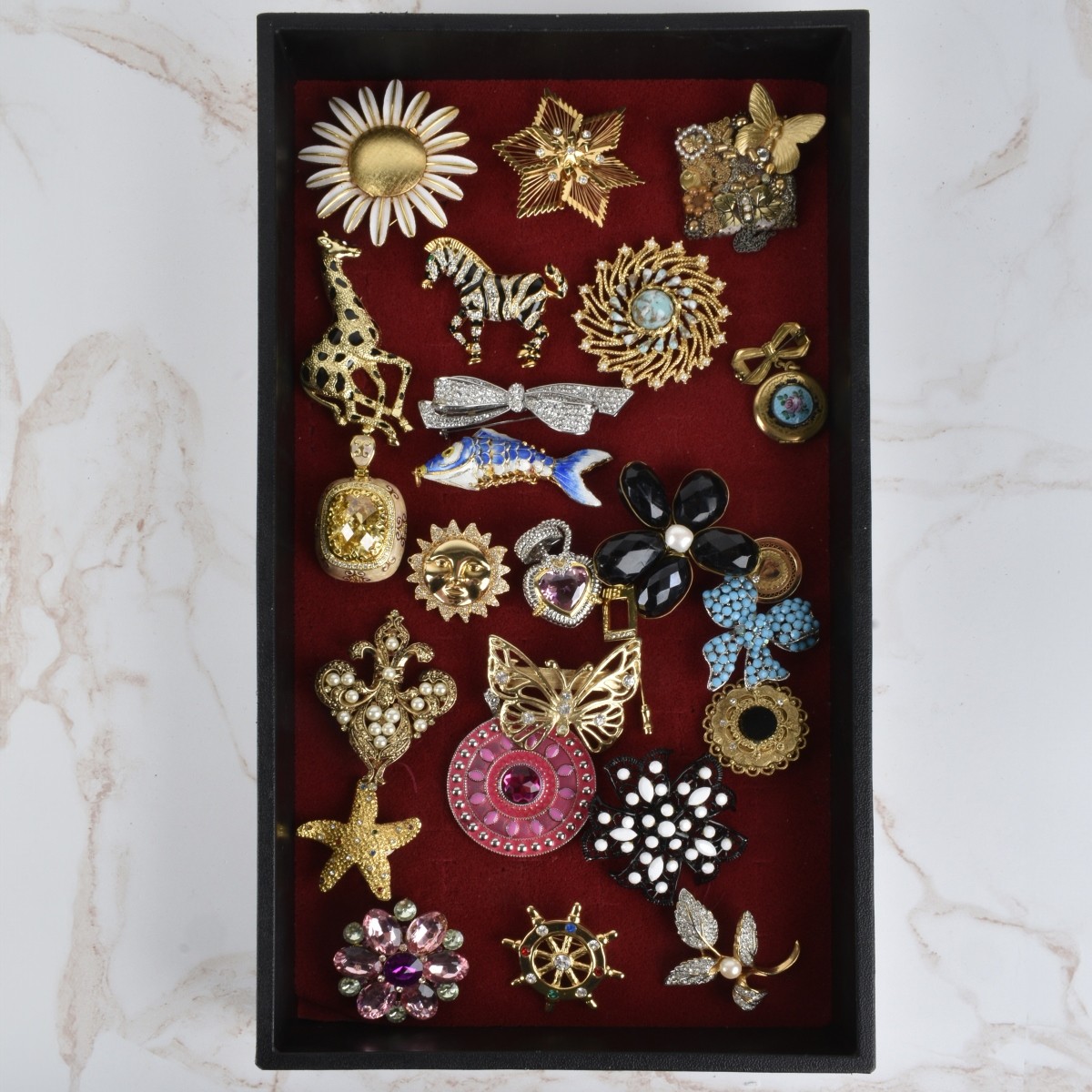 Collection of Fashion Pins and Pendants