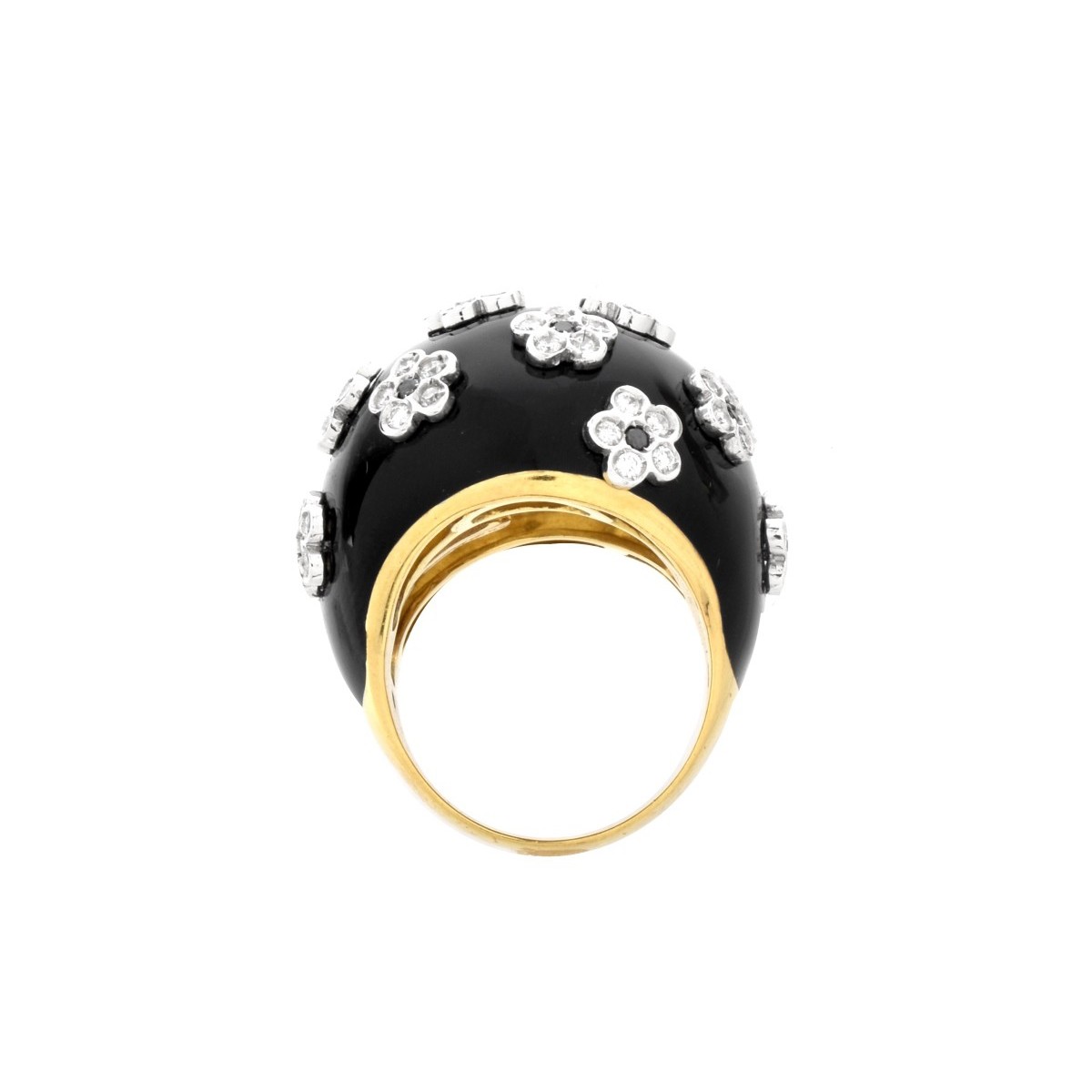 Casato Diamond, Onyx and 18K Ring