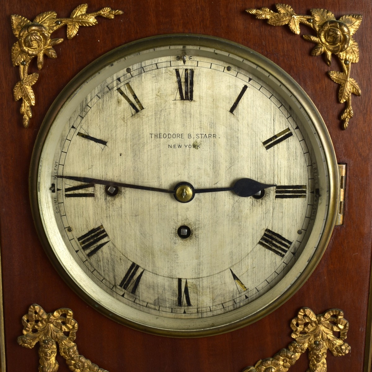 Georgian Bronze Mounted Mantle Clock