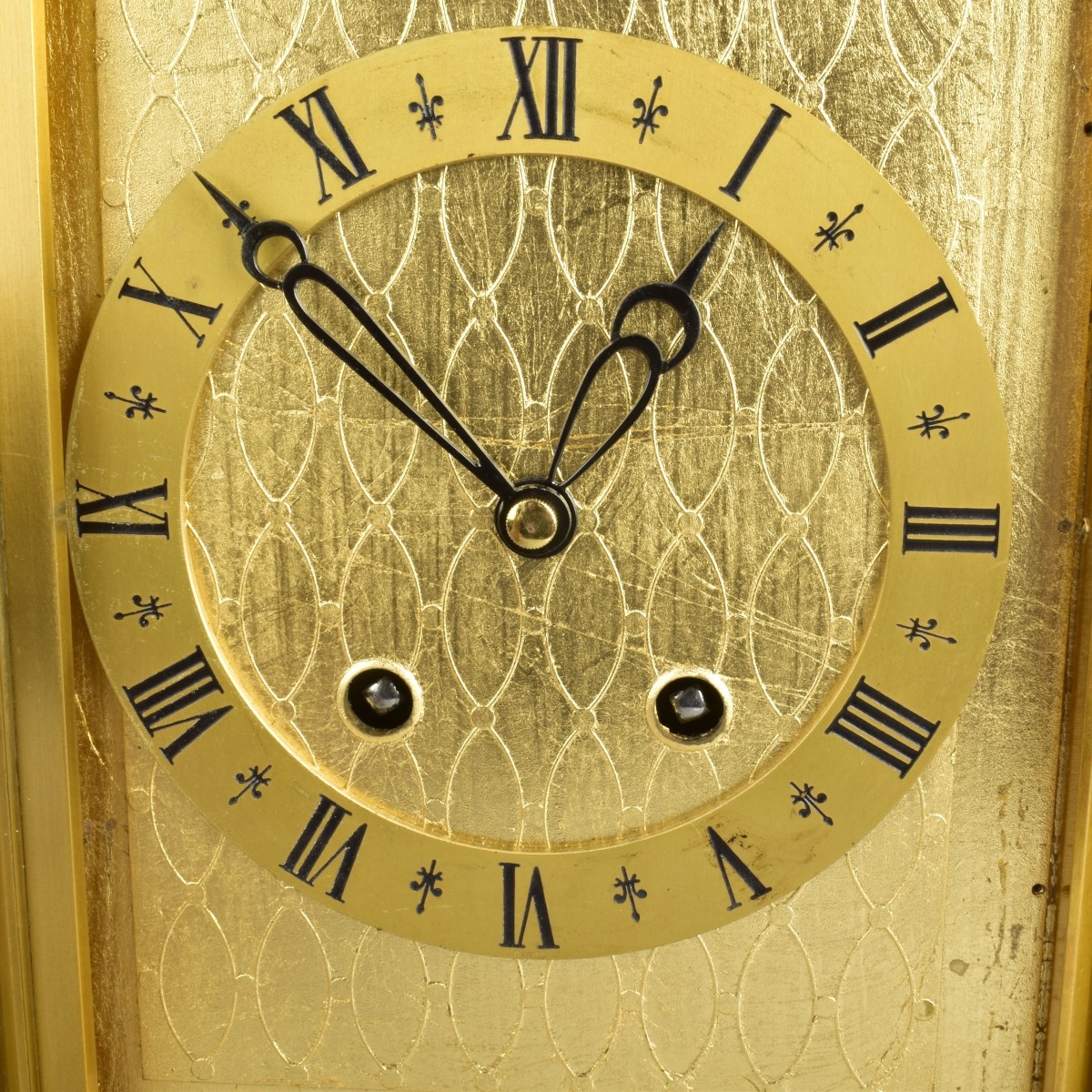 Vintage Gubelin Brass Mantle Clock