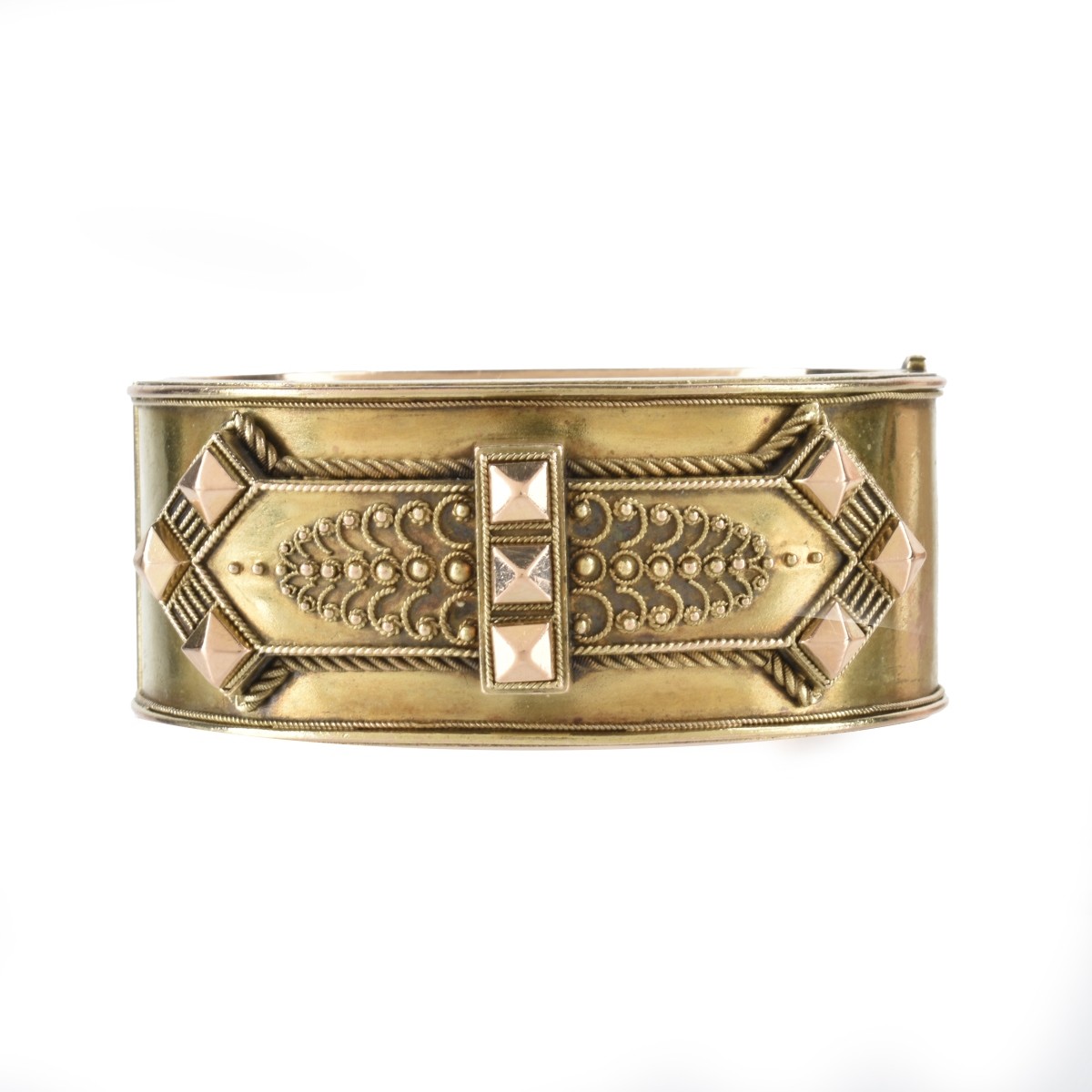 14K Cuff Bangle