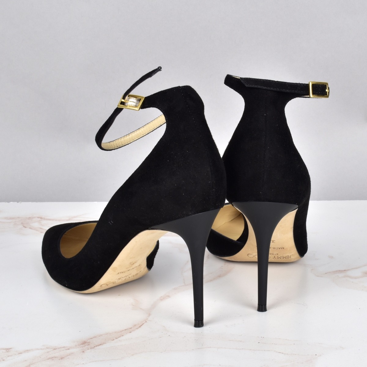 Jimmy Choo Suede D'Orsay Pumps