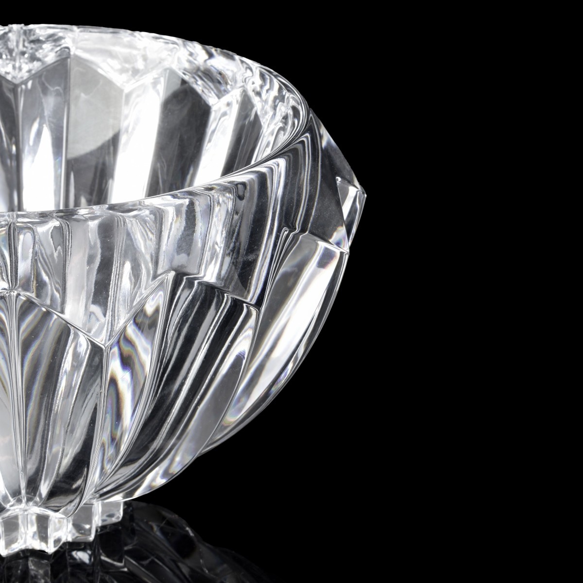 Orrefors 12 Point Crystal Zodiac Bowl