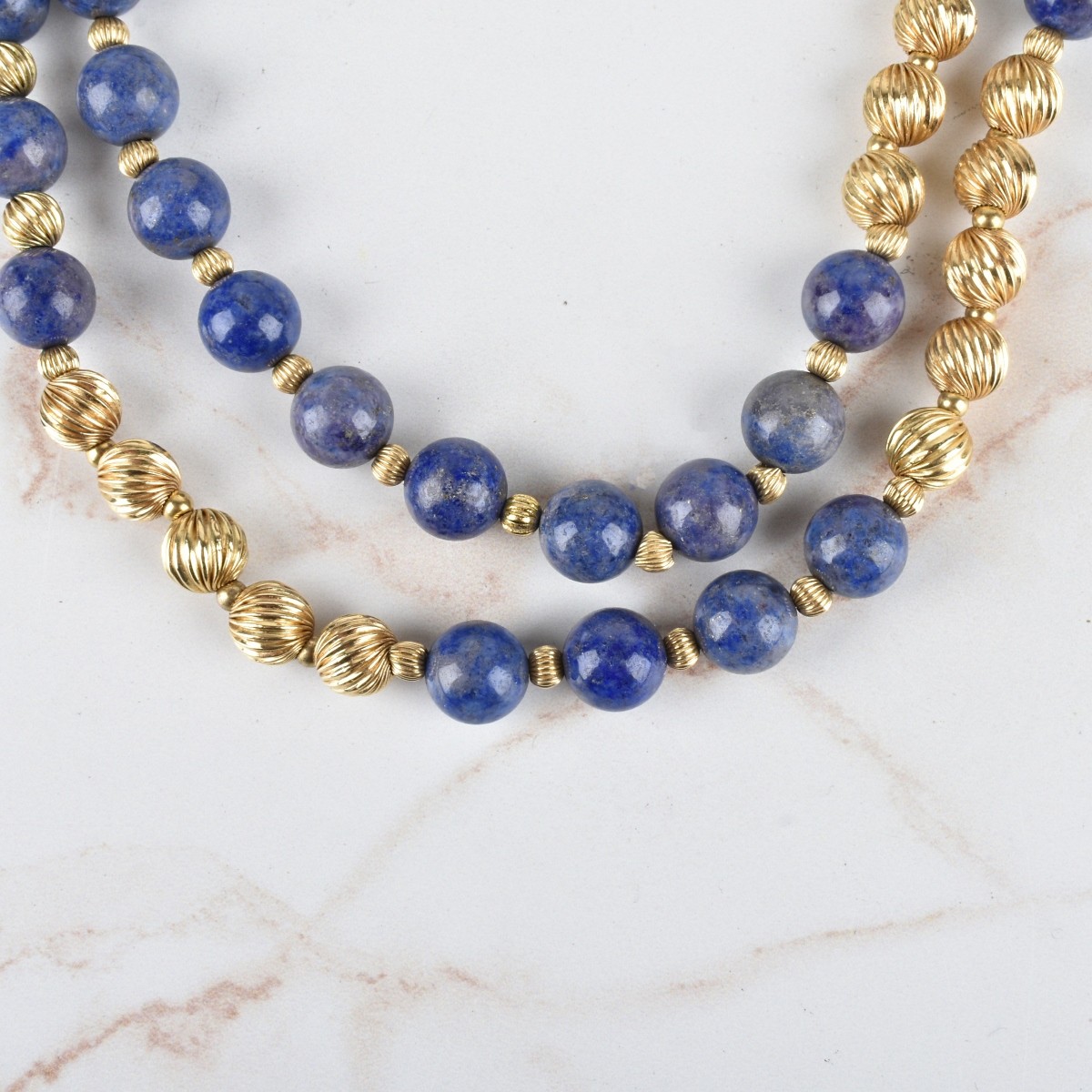 Lapis Lazuli and 14K Necklace