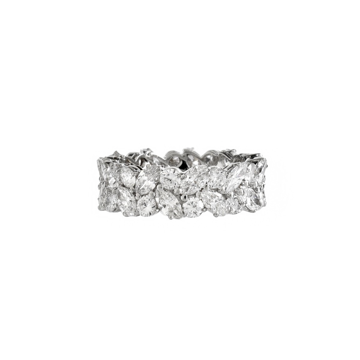 Bulgari Diamond and Platinum Ring