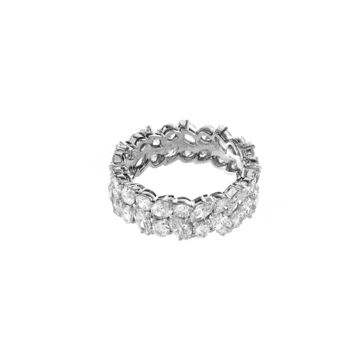 Bulgari Diamond and Platinum Ring