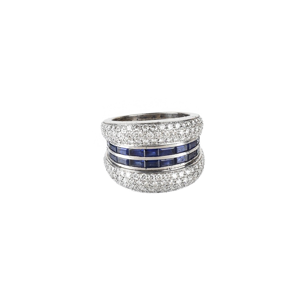 Chopard Diamond and Sapphire Ring and Earrings