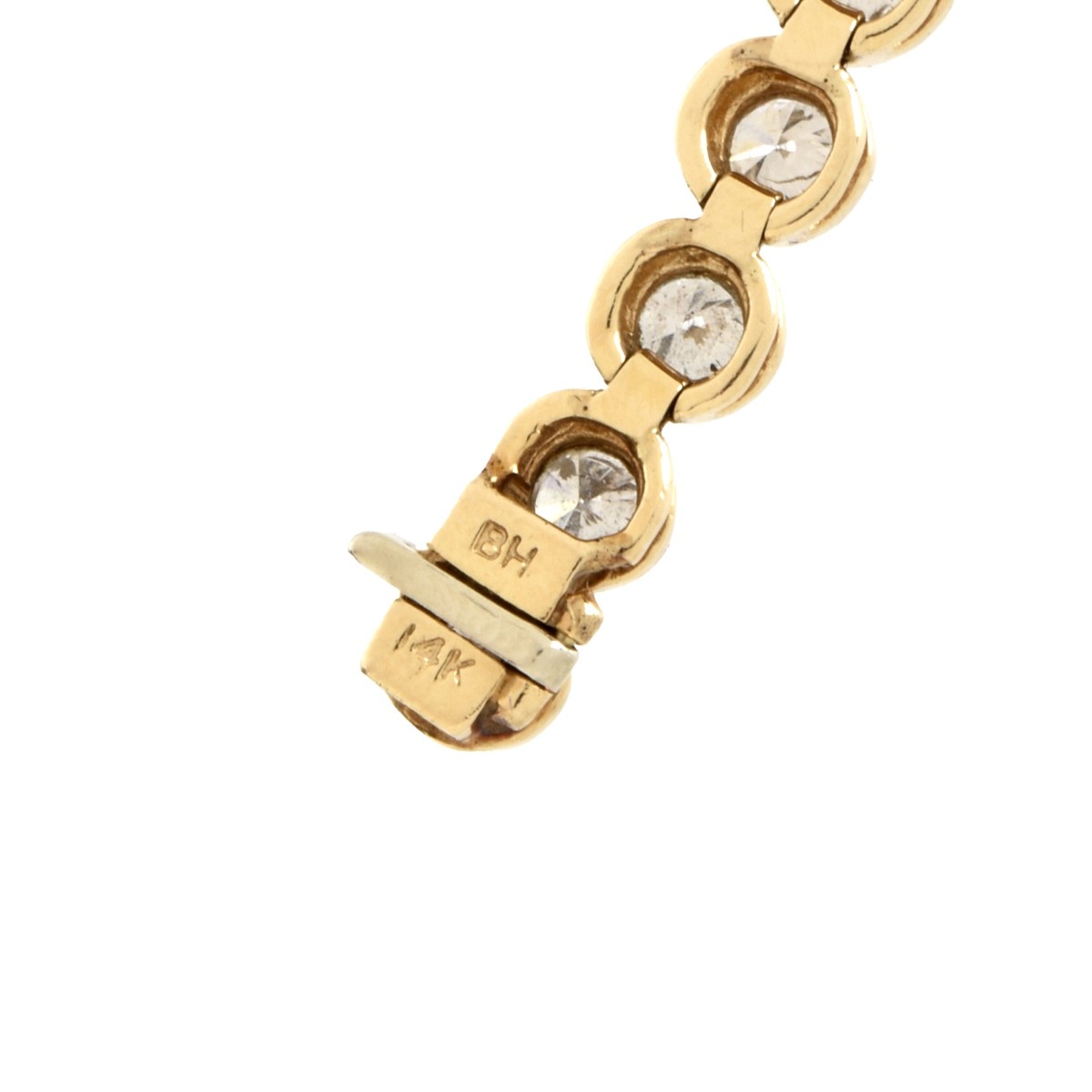 Diamond and 14K Bracelet