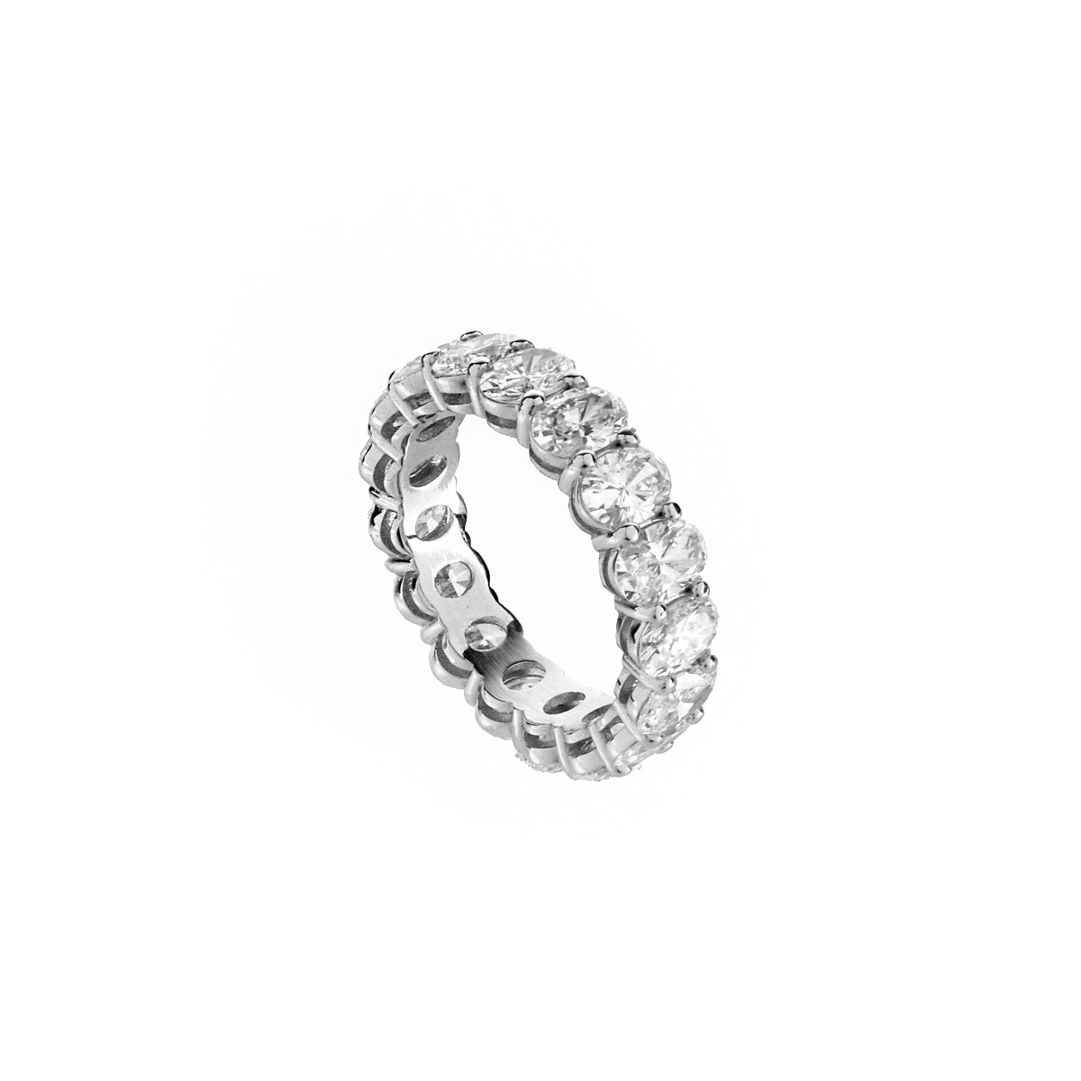 Diamond and Platinum Ring