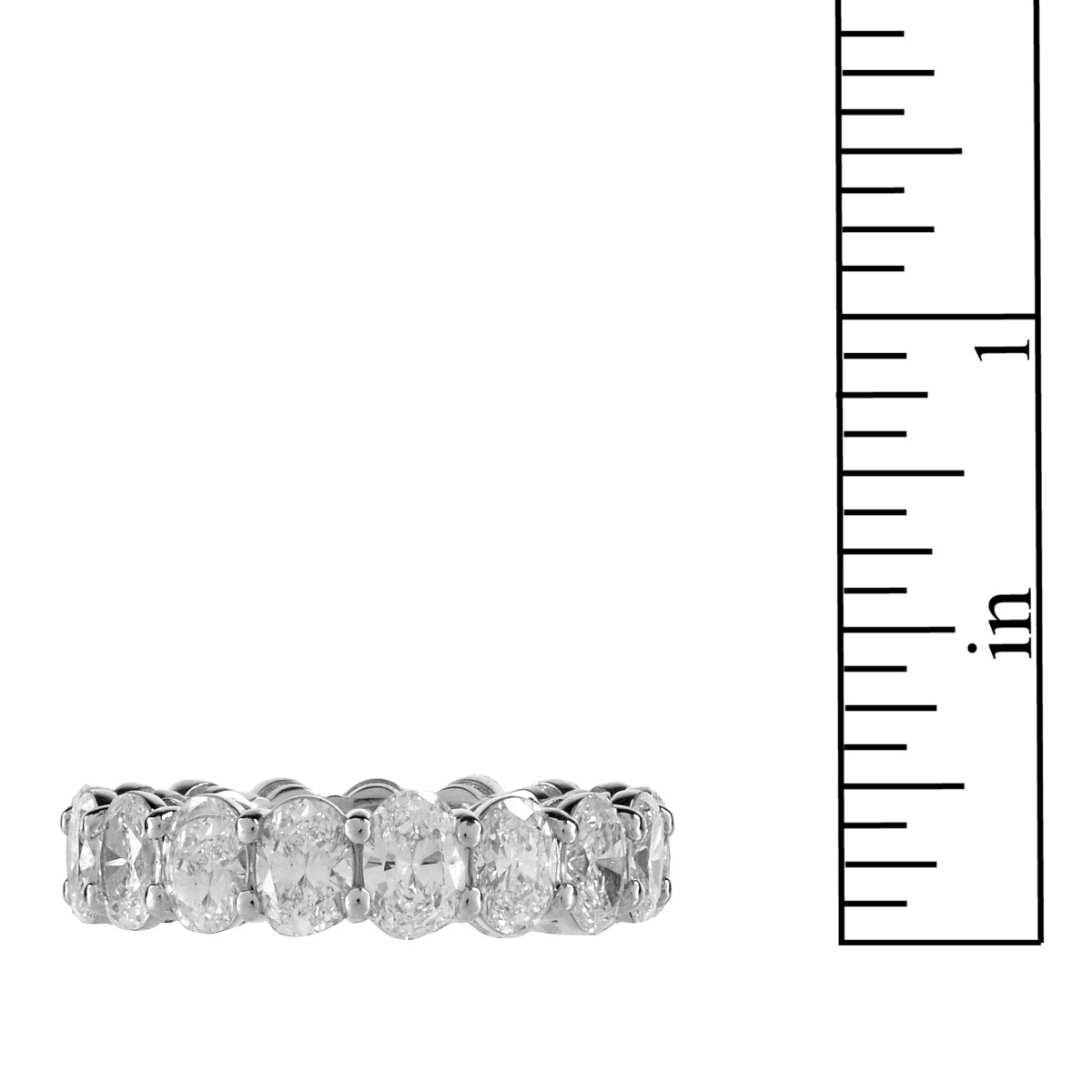 Diamond and Platinum Ring