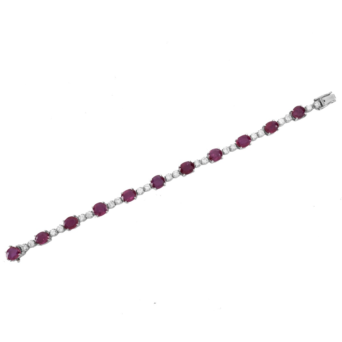 Ruby, Diamond and 18K Bracelet