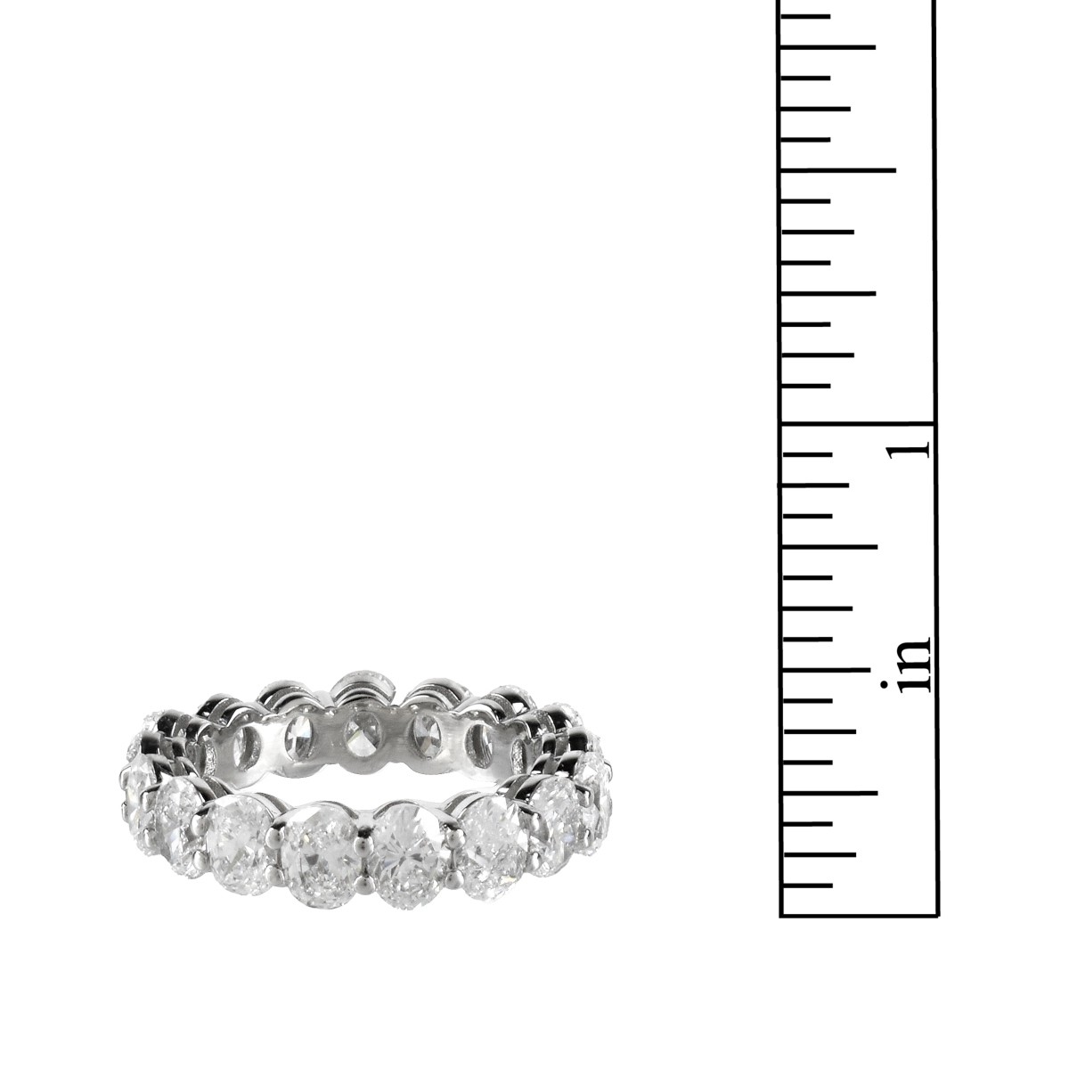 Diamond and Platinum Ring