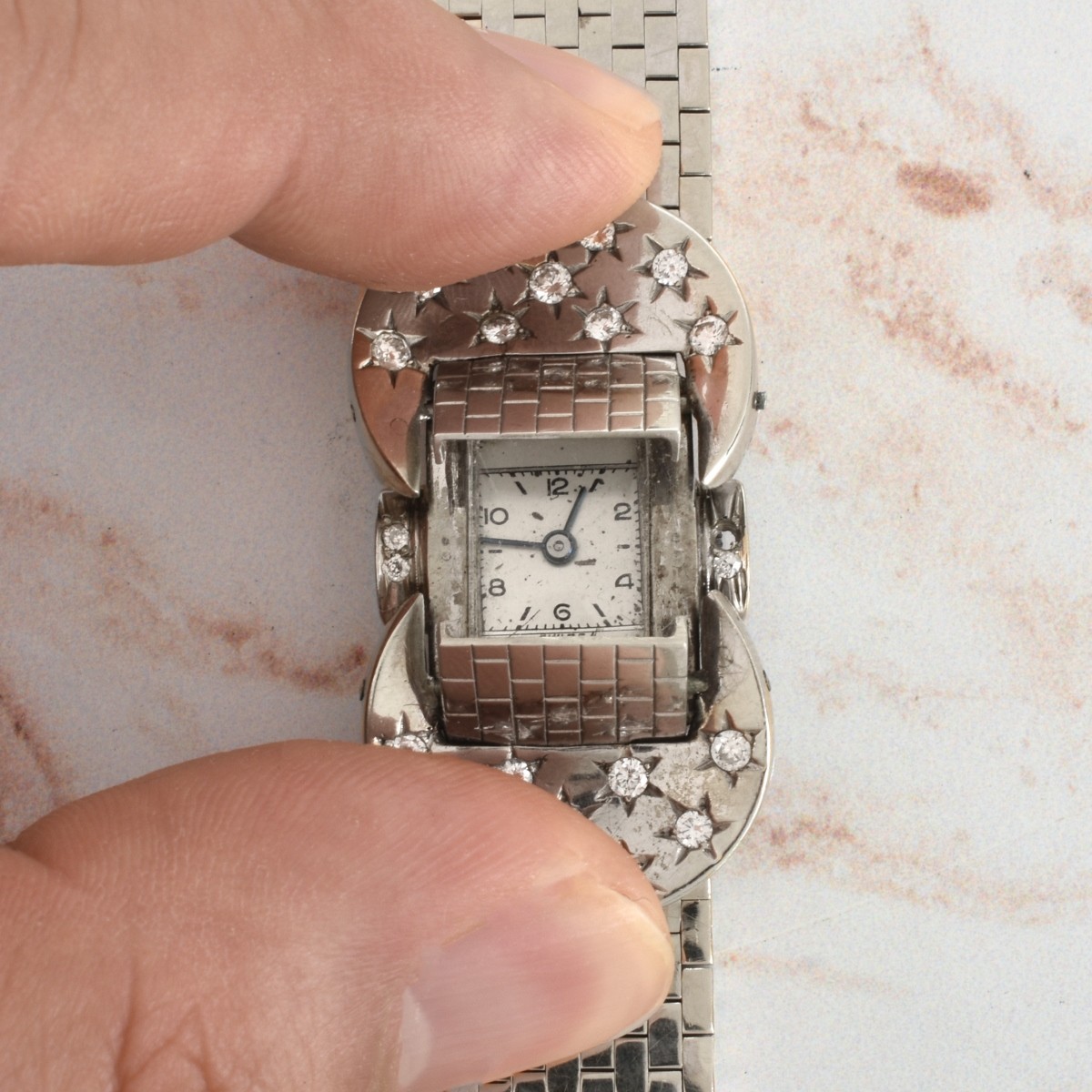 Diamond and 14K Watch