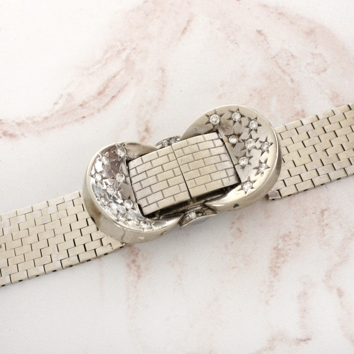 Diamond and 14K Watch