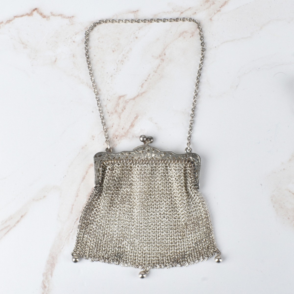 Sterling Silver Mesh Purses