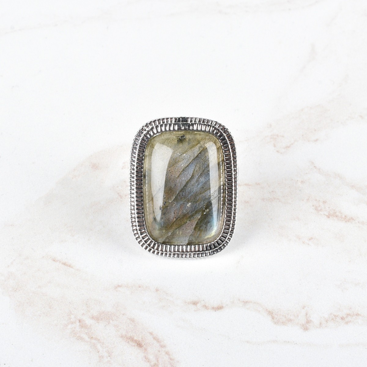 Labradorite and 14K Ring