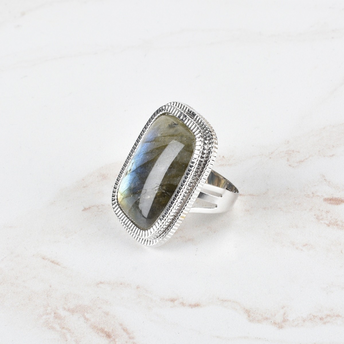 Labradorite and 14K Ring