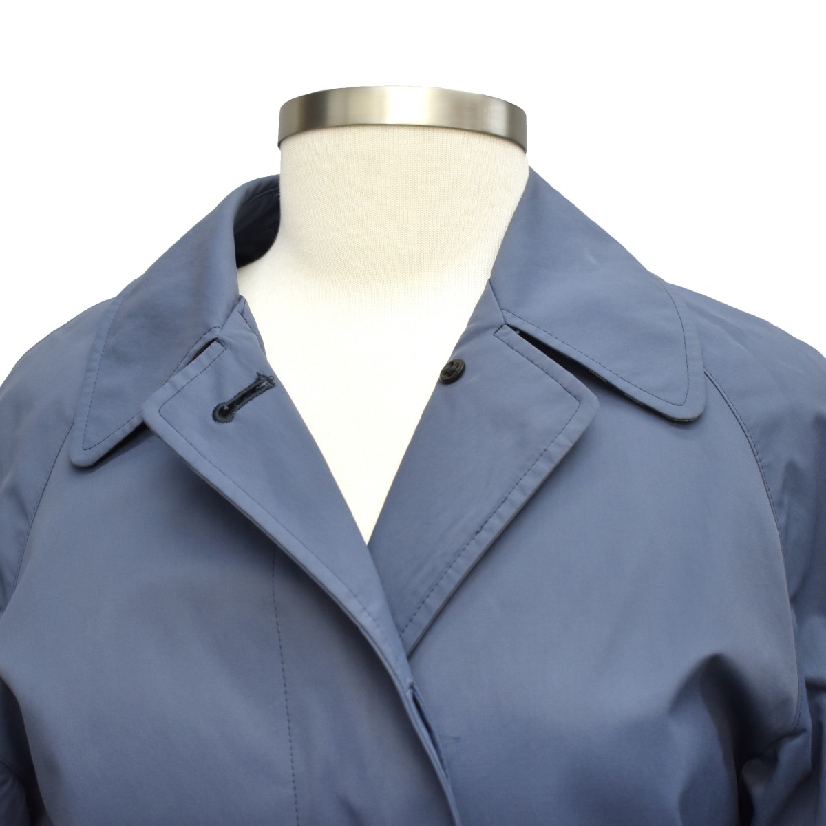 Burberrys Blue Ladies Coat