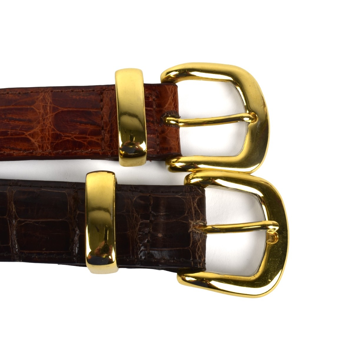 2 Marco Evani Belts Crocodile