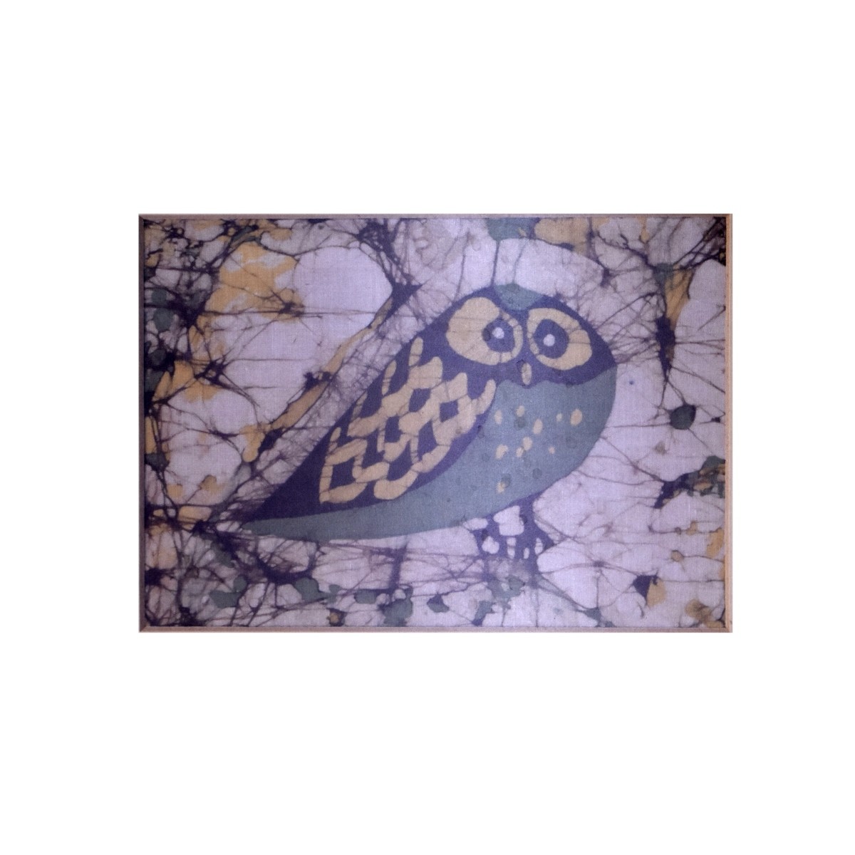 Framed Batik Owl