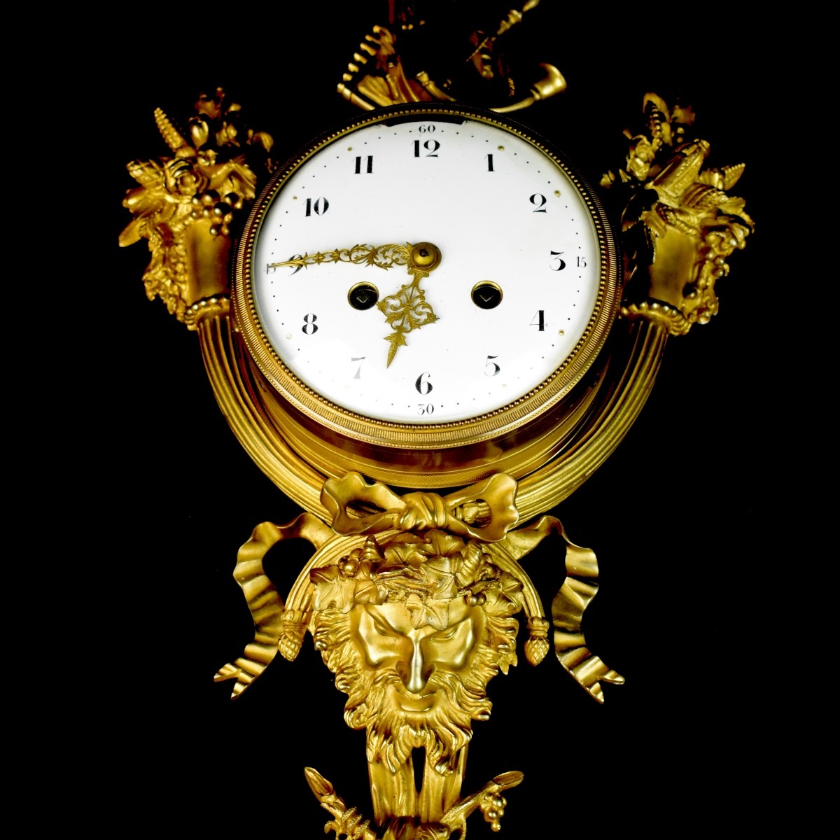 Louis XVI Style Bronze Clock