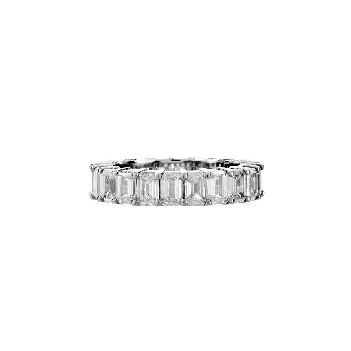 GIA Diamond & Platinum Eternity Band