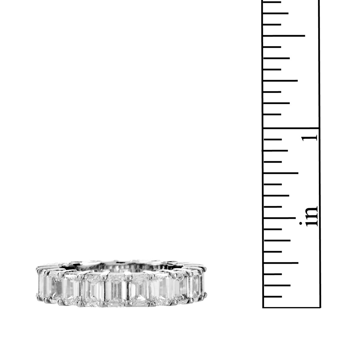 GIA Diamond & Platinum Eternity Band