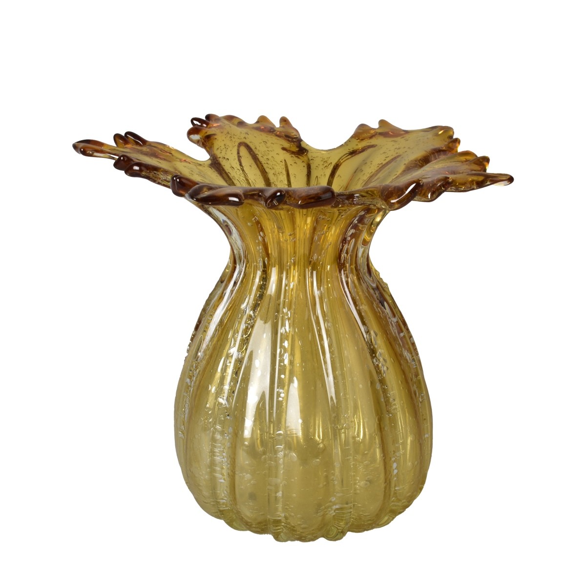 Vintage Hand Blown Glass Vase