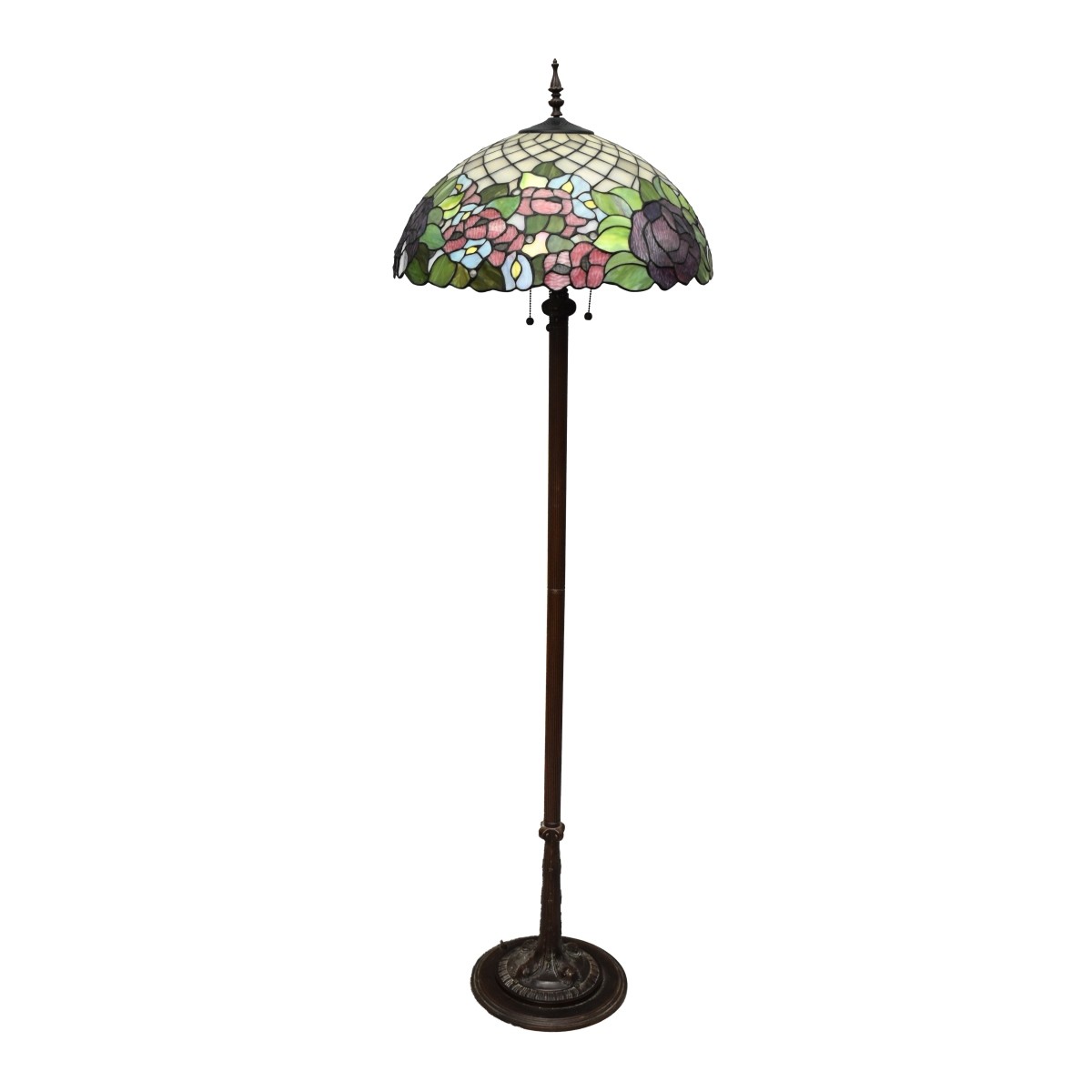 Tiffany Style Stained Glass Floor Lamp