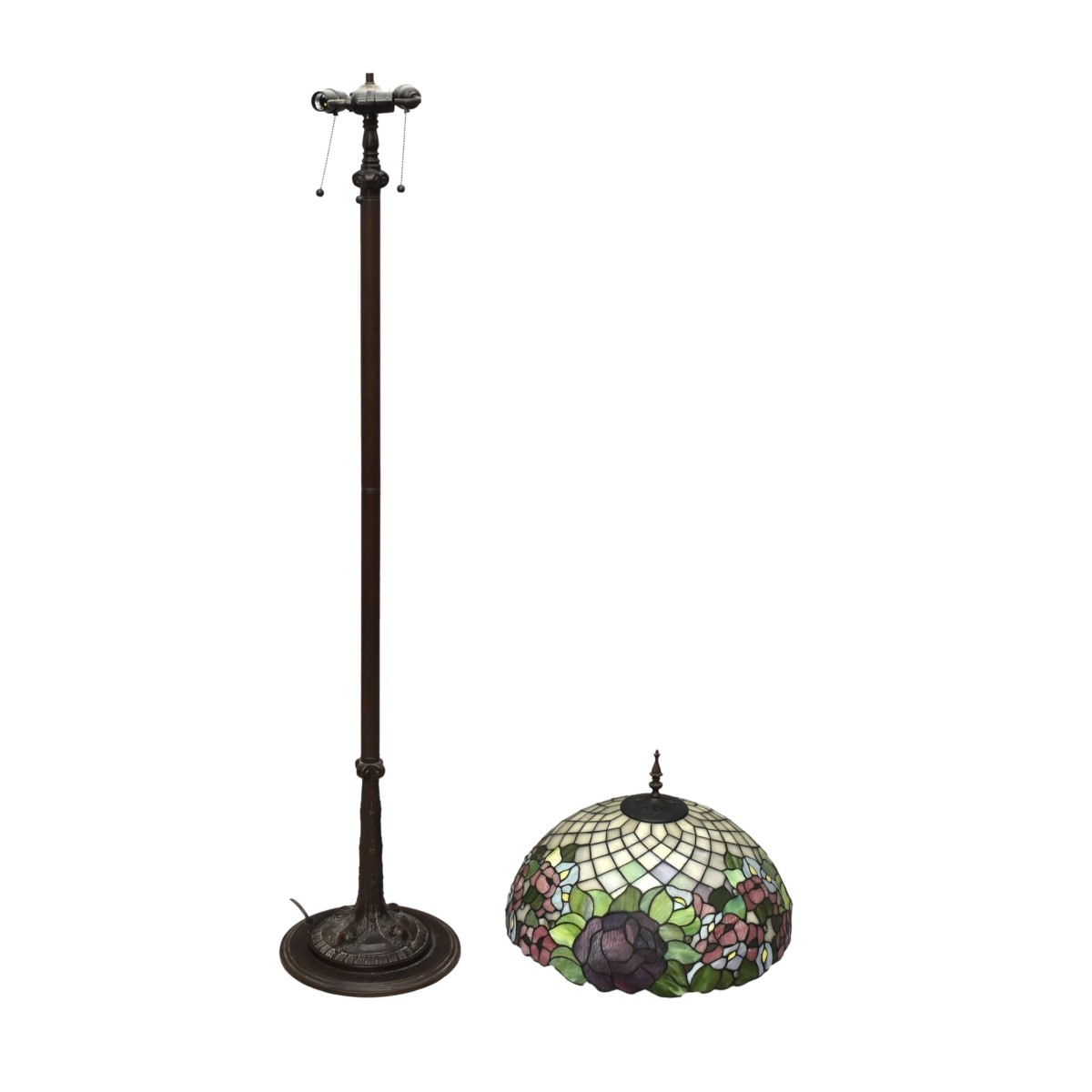 Tiffany Style Stained Glass Floor Lamp