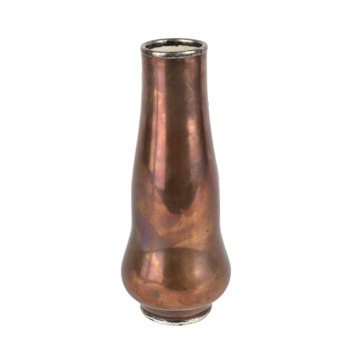 Vintage Copper and Sterling Vase