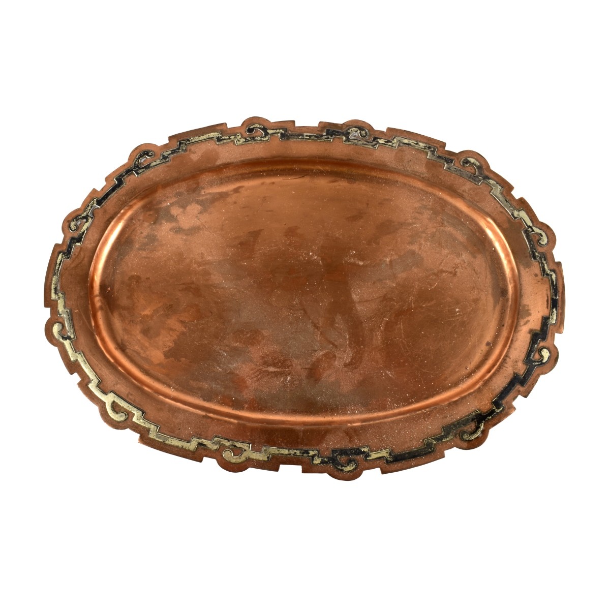 Vintage Taxco Victoria Copper & Sterling Tableware