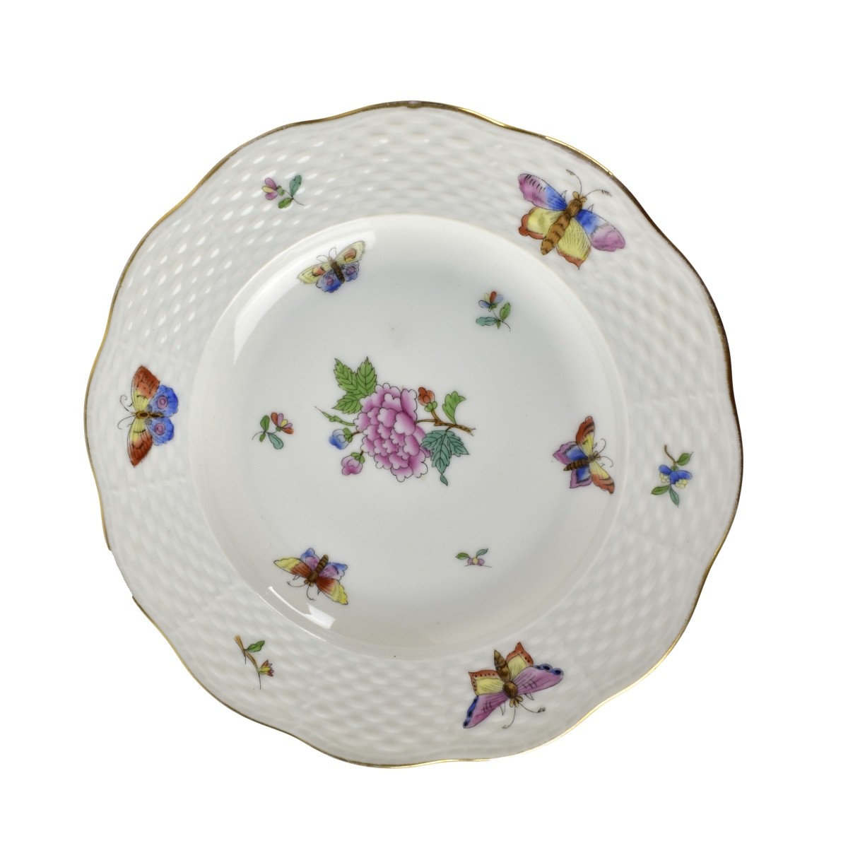 Five (5) Herend China Plates