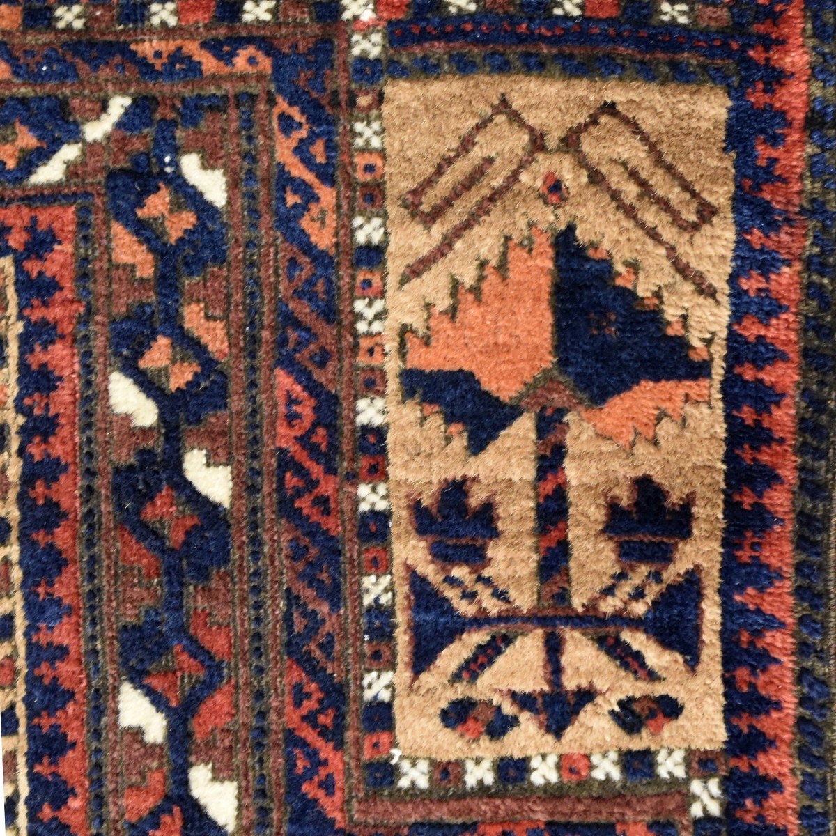 Semi Antique Afghan Balouch Rug
