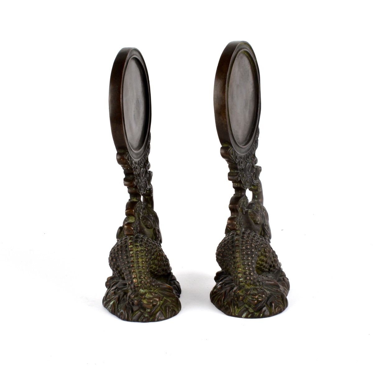 Pair of Chinese Bronze Mirrors