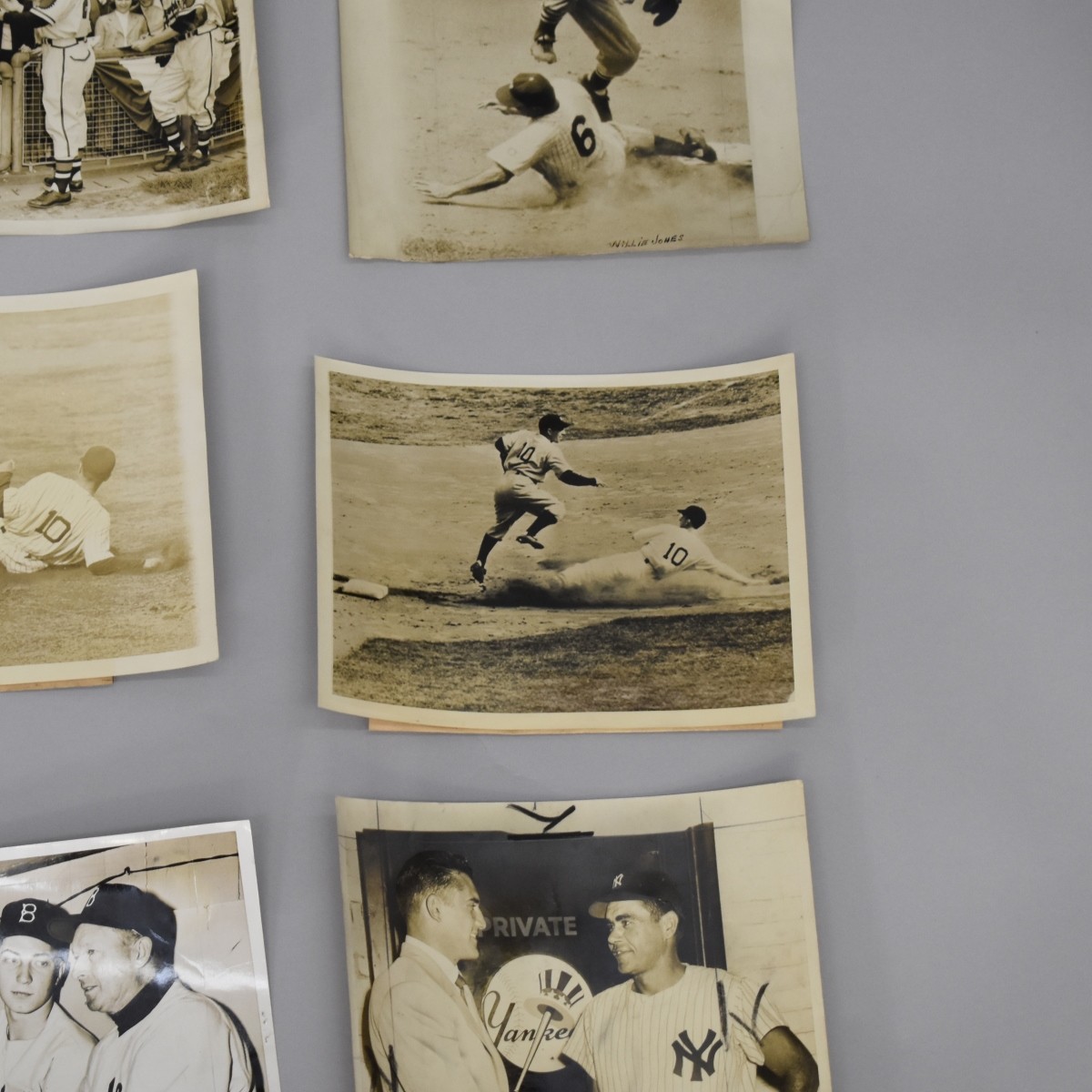 15 Baseball 40's & 50's Press Photographs